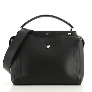 Fendi DotCom Convertible Satchel Leather Medium