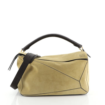 Loewe Puzzle Bag Suede Large