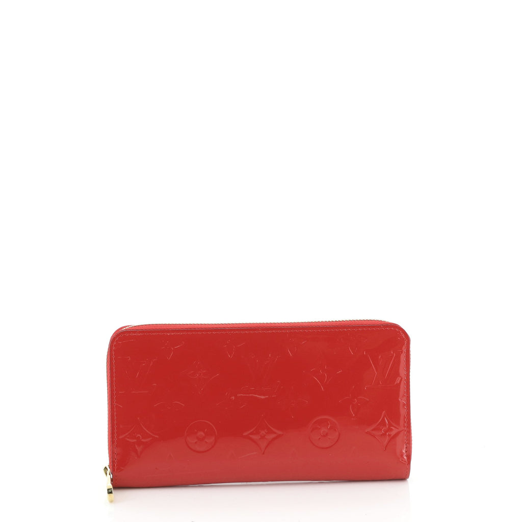 Louis Vuitton Zippy Wallet Red Monogram Vernis Leather – LovedLuxeBags