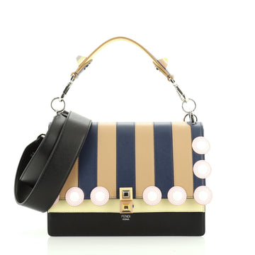 Fendi Eyelet Kan I Bag Leather Medium