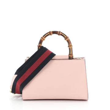 Gucci Nymphaea Top Handle Bag Leather Mini