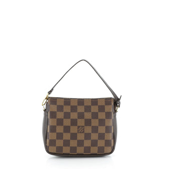 Louis Vuitton Trousse Make Up Bag Damier Brown 75951259