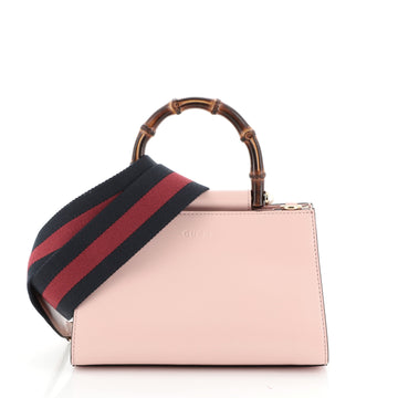 Gucci Nymphaea Top Handle Bag Leather Mini