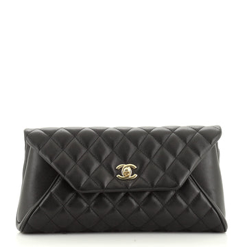 Fold Up Again Clutch Quilted Lambskin