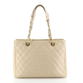 Chanel Grand Shopping Tote Quilted Caviar 
