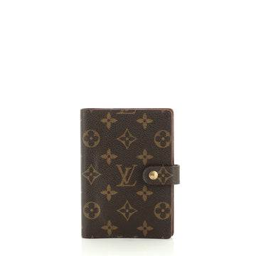 Louis Vuitton Ring Agenda Cover Monogram Canvas PM