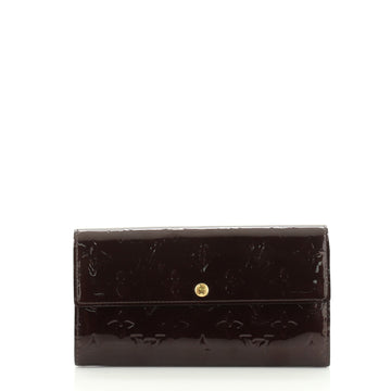 Louis Vuitton Sarah Wallet Monogram Vernis 