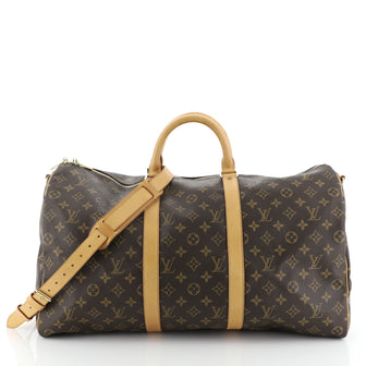 Louis Vuitton Keepall Bandouliere Bag Monogram Canvas 50