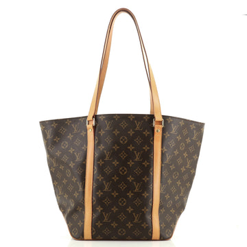 Louis Vuitton Shopping Sac Handbag Monogram Canvas MM