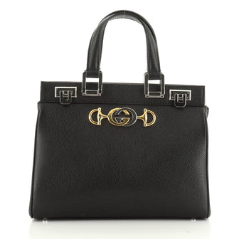 Gucci Zumi Top Handle Bag Leather Small