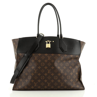 Louis Vuitton City Steamer Handbag Monogram Canvas XXL