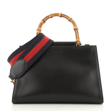 Gucci Nymphaea Top Handle Bag Leather Small