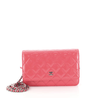 Chanel Wallet on Chain Quilted Patent 