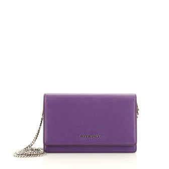 Givenchy Pandora Chain Wallet Leather 