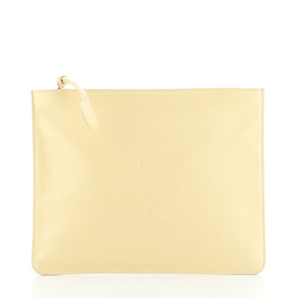 Chanel Vintage Camellia Clutch Lambskin Medium