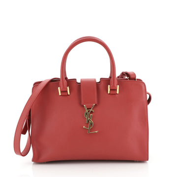 Saint Laurent Monogram Cabas Downtown Leather Baby