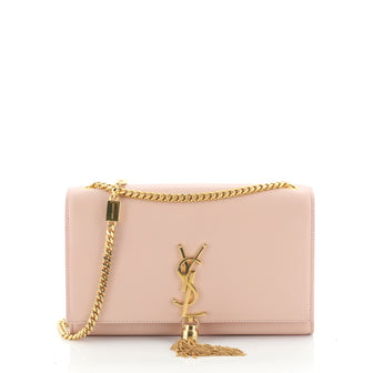 Saint Laurent Classic Monogram Tassel Crossbody Bag Leather Medium