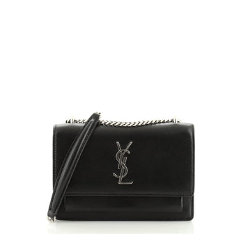 Saint Laurent Sunset Chain Wallet Leather 