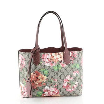 Gucci Reversible Tote Blooms GG Print Leather Small