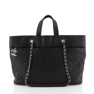 Chanel Timeless Shopping Tote Quilted Caviar Large