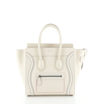 Celine Luggage Bag Smooth Leather Micro