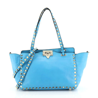 Valentino Rockstud Tote Soft Leather Small