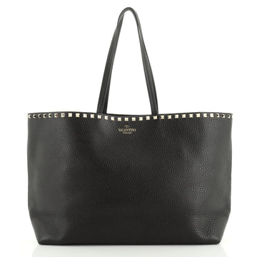 Valentino Rockstud Shopper Tote Leather Large