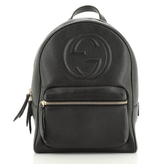 Gucci Soho Chain Backpack Leather 