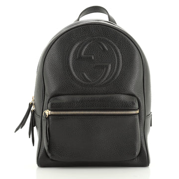 Gucci Soho Chain Backpack Leather 