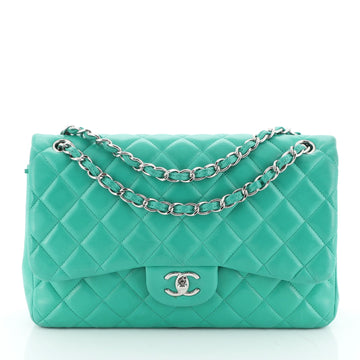Chanel Classic Double Flap Bag Quilted Lambskin Jumbo