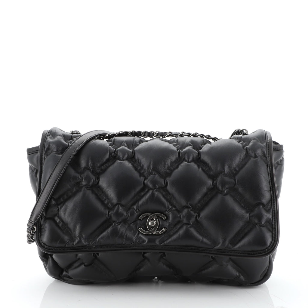 Chanel Black Quilted Leather Chesterfield Backpack Chanel
