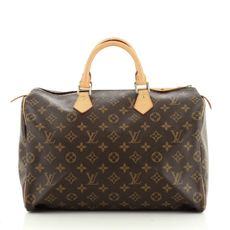 Louis Vuitton Speedy Handbag Monogram Canvas 35