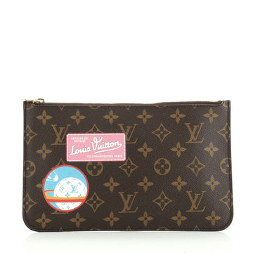Louis Vuitton Neverfull Pochette Limited Edition Monogram Canvas Large