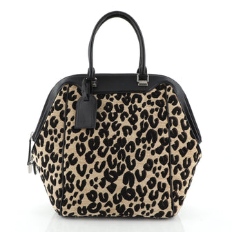 Louis Vuitton North South Bag Limited Edition Stephen Sprouse Leopard Chenille 