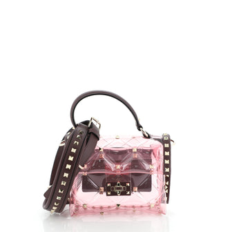 Valentino Candystud Top Handle Bag PVC Mini