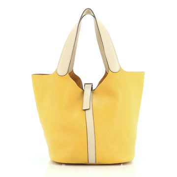 Hermes Picotin Lock Bag Bicolor Clemence GM
