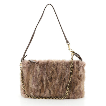 Louis Vuitton Pochette Accessoires Limited Edition Caresse Mink 