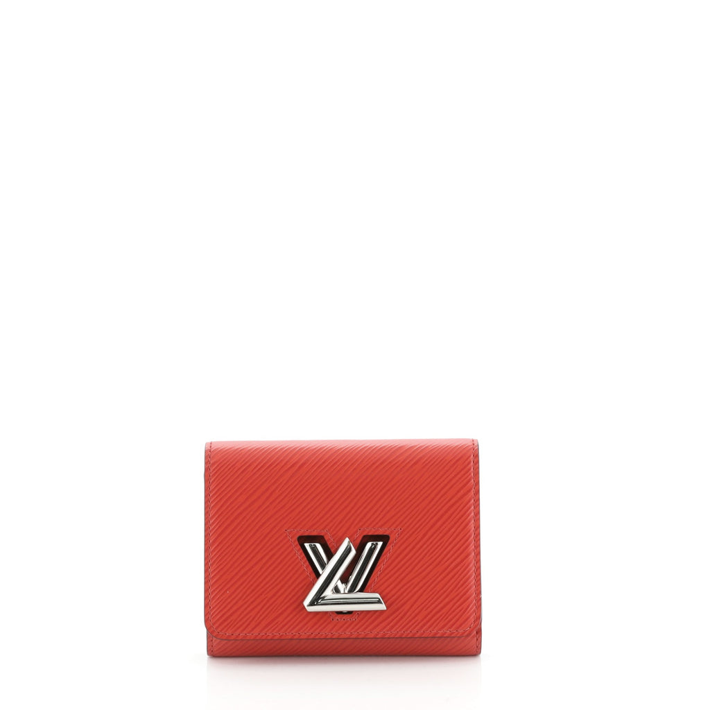 Louis Vuitton Red Epi Leather Twist Compact Wallet