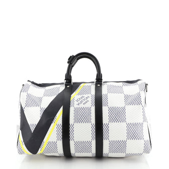 Louis Vuitton Damier Cobalt Regatta Keepall 45 Bandouliere Bag