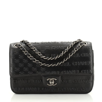 Chanel 31 Rue Cambon Flap Bag Embossed Leather Small