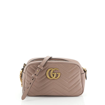 Gucci GG Marmont Shoulder Bag Matelasse Leather Small