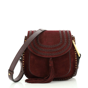 Chloe Hudson Handbag Whipstitch Suede Small