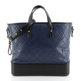 Gabrielle Shopping Tote Quilted Calfskin Medium