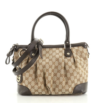 Gucci Sukey Top Handle Satchel GG Canvas Medium
