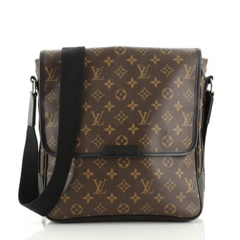 Louis Vuitton Bass Messenger Bag Macassar Monogram Canvas MM