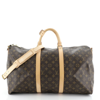 Louis Vuitton Keepall Bandouliere Bag Monogram Canvas 50