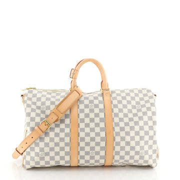Louis Vuitton Keepall Bandouliere Bag Damier 45