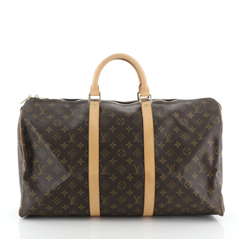 Louis Vuitton Keepall Bag Monogram Canvas 50