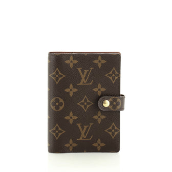 Louis Vuitton Ring Agenda Cover Monogram Canvas PM