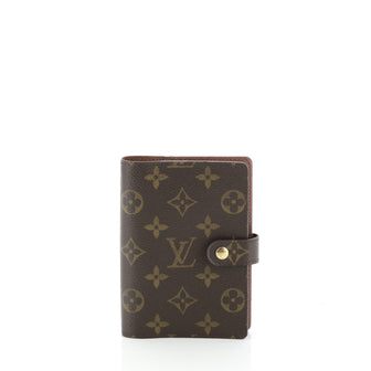 Louis Vuitton Ring Agenda Cover Monogram Canvas PM